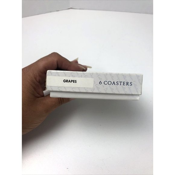 Jason Other Vintage Jason Coasters 6 Wbox New Zealand Grapes Cork